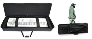 Rockville 88 Key Padded Durable Keyboard Gig Bag Case For Arturia KeyLab mkII