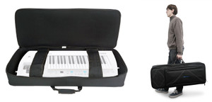 Rockville BEST BAG 49 Padded Rigid Keyboard Gig Bag Case for Roland Lucina AX-09