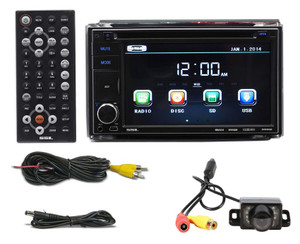 SSL Soundstorm DD660 In-Dash 2-DIN 6.2" DVD Receiver AUX/USB/SD+Remote+Camera
