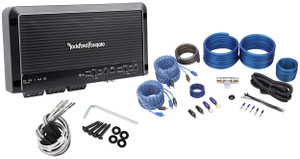 Rockford Fosgate Prime R300X4 R300-4 300W RMS 4-Channel Car Amplifier+Amp Kit