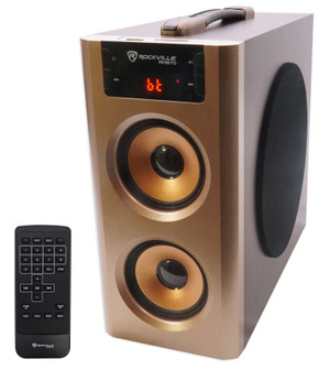 Rockville RHB70 Home Theater Compact Powered Speaker System with Bluetooth/USB/FM