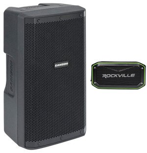 Samson RS110A 10" 300w Active Bi-amped DJ PA Speaker w/Bluetooth + Free Speaker