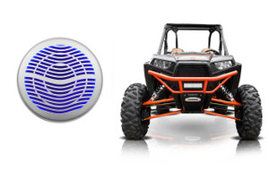 Rockville MS12LS 12" 2800w 12" Subwoofer w/LED For Polaris ATV/UTV/RZR/Cart