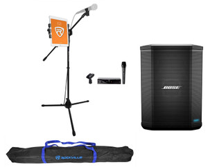 BOSE S1 PRO Karaoke Machine Speaker System+Stand+Tablet Clip+Wireless Microphone