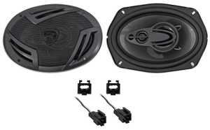 Rockville 6x9" Rear Factory Speaker Replacement Kit For 2001-2006 Dodge Stratus