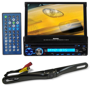 SSL SD705M 7" In-Dash Car Monitor DVD/CD Player Receiver W/USB/SD/Aux+Camera