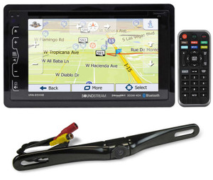 SOUNDSTREAM VRN-65HXB 6.2" Car Navigation Bluetooth DVD Receiver+Backup Camera