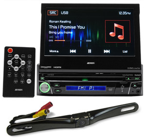 Jensen VX7012 7" GPS Navigation DVD/iPhone/Bluetooth/HDMI+License Plate Camera