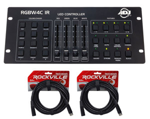 Control One Lighting Controller Interface For SoundSwitch + (4) DMX Cables  - Rockville Audio