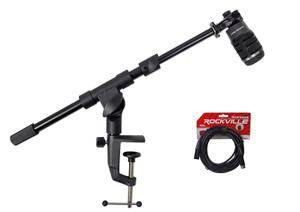 Audio Technica ATM250 Kick Drum/Percussion/Brass Instrument Microphone Mic and Stand