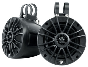 Rockville UT525B UTV/ATV 5.25" Rollbar Wakeboard Marine Speakers/Swivel/IPX6