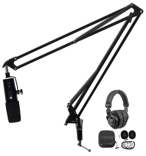 Presonus Revelator Dynamic USB-C Recording/Podcasting Microphone+Headphones+Boom