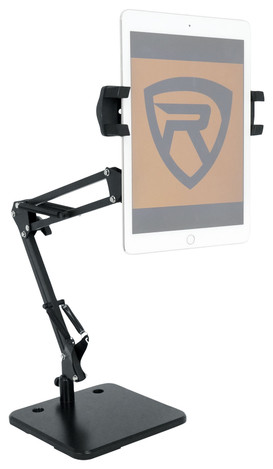 Rockville iSTAND 75 Desktop iPad/Smartphone/Tablet Stand w/ Boom+Weighted Base