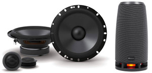 Pair ALPINE S-S65C 240w 6.5" Car Component Speakers+Portable Bluetooth Speaker