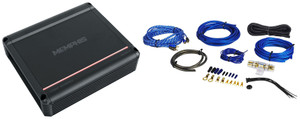 Memphis Audio SRX150.2 150 Watt RMS 2-Channel Car Stereo 2-Ohm Amplifier+Amp Kit
