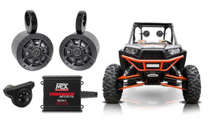 Kicker 5.25" Tower Speakers+2-Ch Amp+Controller 4 Polaris RZR/JEEP/UTV/ATV/Cart