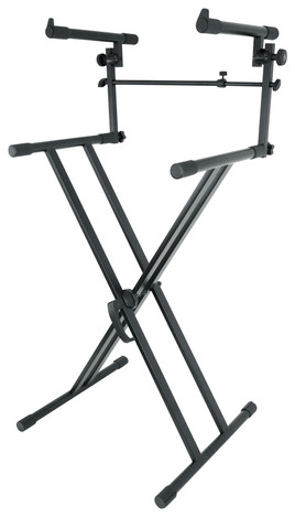Rockville RKS42X X-Stand 2-Tier Keyboard Stand w/ Quick Release Fits Yamaha MX61