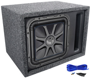 Kicker L7S124 12" 1500w Solobaric L7S Car Subwoofer+MTX Enclosure Box 44L7S12-4