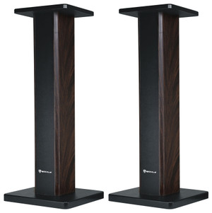 (2) Rockville 28" Wood Studio Monitor Speaker Stands For Genelec 8030C
