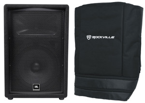 JBL JRX212 1000 Watt 12" 2-Way DJ PA Speaker Floor Wedge Monitor+Slip Cover