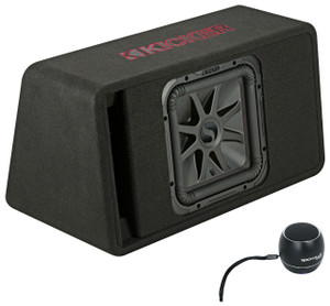Kicker KICKER 45VL7R122 L7R 12" Subwoofer+Vented Sub Box Enclosure VL7R122+Home Speaker 