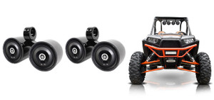 (2) MTX Audio WET77-W 7.7" 300w Dual Tower Speakers For Polaris RZR/ATV/UTV/Cart