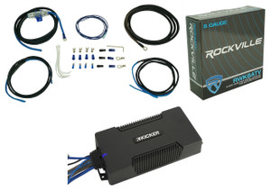 Kicker KICKER 48PXA6001 600 Watt Mono 1-Ohm Sub Amplifier+Amp Kit for ATV/UTV PXA6001 