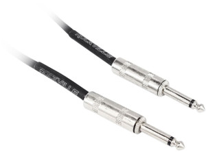  Rockville RCGT10B 10' 1/4'' TS to 1/4'' TS Instrument Cable-Black 100% Copper 