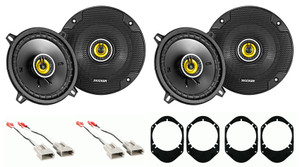Kicker CSC Front+Rear Speaker Replacement Kit For 1999-04 Ford F-250/350/450/550