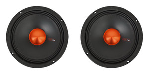 (2) Memphis MJP8 MOJO Pro 400 Watt Neo 8" Midrange Car/Marine Speakers