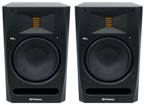 (2) Presonus R80 V2 8" 140w Bi-Amped Powered Studio Monitors w/AMT Tweeters
