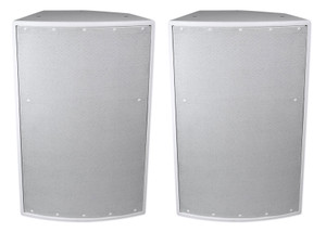 (2) Peavey SP 2 15" Church Floor Monitors For Church Sound Systems - In White