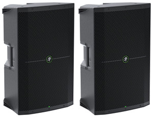 (2) Mackie Thump215 15" 1400 Watt Powered Active DJ PA Speakers Thump 215