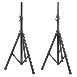 Pair ProX T-SS18 Black Heavy Duty Tripod Pole-Mount DJ PA Speaker Stands TSS18