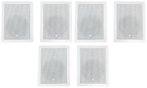 6 JBL Control 126 WT 6.5" 30w Commercial 70v In-Wall Speakers For Restaurant/Bar