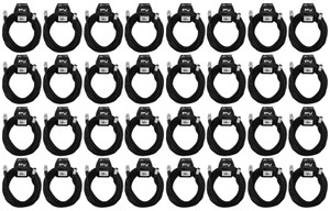 (32) Peavey PV 50' XLR Female to Male Low Z Mic Cables-100 % Copper/Top Quality