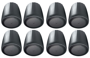 (8) JBL Control 65 P/T 5.25" 60w Black Pendant Speakers For Restaurant/Bar/Cafe