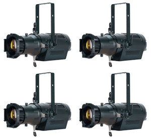 4) American DJ ADJ ENCORE PROFILE PRO WW 260 Watt LED DMX Ellipsoidal Spotlights