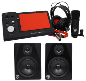 Focusrite iTrack Dock Studio Pack Recording Interface+Mic+Headphones+2) Monitors