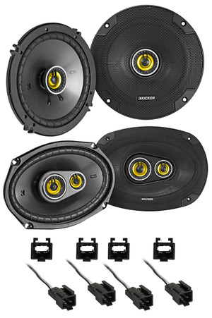Kicker 46CSC Front + Rear Speaker Replacement Kit For 1995-2000 Dodge Avenger