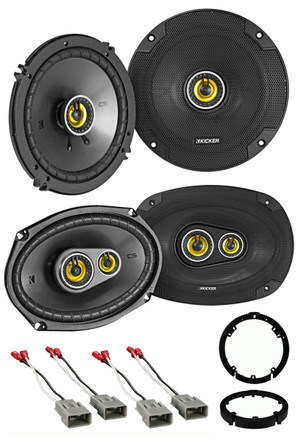 Kicker 46CSC 6.5"+6x9 Front+Rear Deck Speaker Replacement For 2009-2014 Acura TL