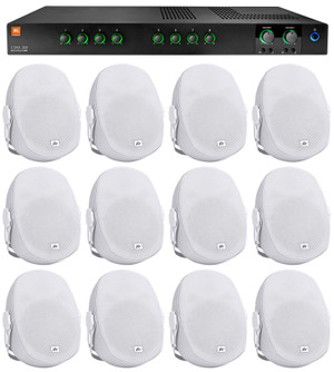 JBL CSMA280 Restaurant/Bar/Cafe 2x80w Amplifier 4ohm/8ohm/70V/100V+12) Speakers