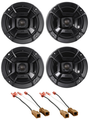 Polk Audio Front+Rear 6.5" Speaker Replacement Kit For 2007-2012 Nissan Altima