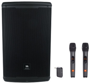 JBL EON715 15" 1300w Powered DJ PA Speaker w/Bluetooth/DSP+(2) Wireless Mics 