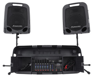  Peavey ESCORT Portable PA System w/Speakers+Stands+Mixer 4 Church Sound Systems 