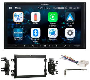 ALPINE Alpine 7” Receiver Bluetooth w/Carplay/Android For 2007 Ford Mustang 