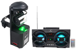 AMERICAN DJ American DJ ADJ Inno Pocket Roll DMX Barrel Mirror Scanner Light+Free Speaker ! 