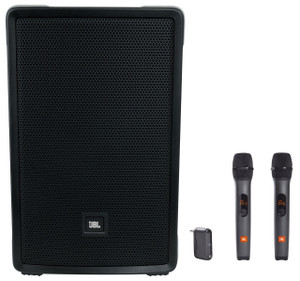  JBL IRX112BT 12" 1300w Powered Portable DJ/PA Speaker w/Bluetooth+Wireless Mics 