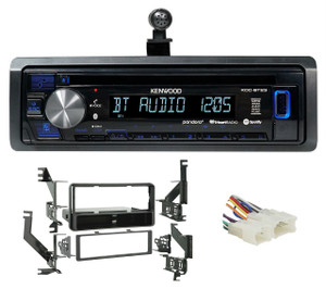 KENWOOD Kenwood 1-Din CD Radio Receiver w/Bluetooth iPod/iPhone/ For 07-11 Toyota Yaris 