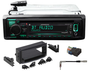 KENWOOD Kenwood CD Player +Bluetooth iPhone/Android/Remote App for 95-99 Pontiac Sunfire 
